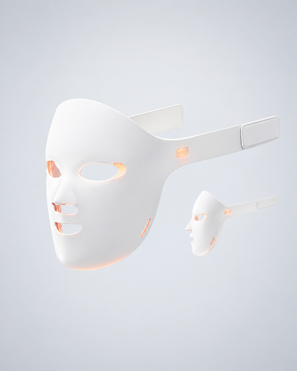 LumiMask – Maschera viso a LED — Vista frontale