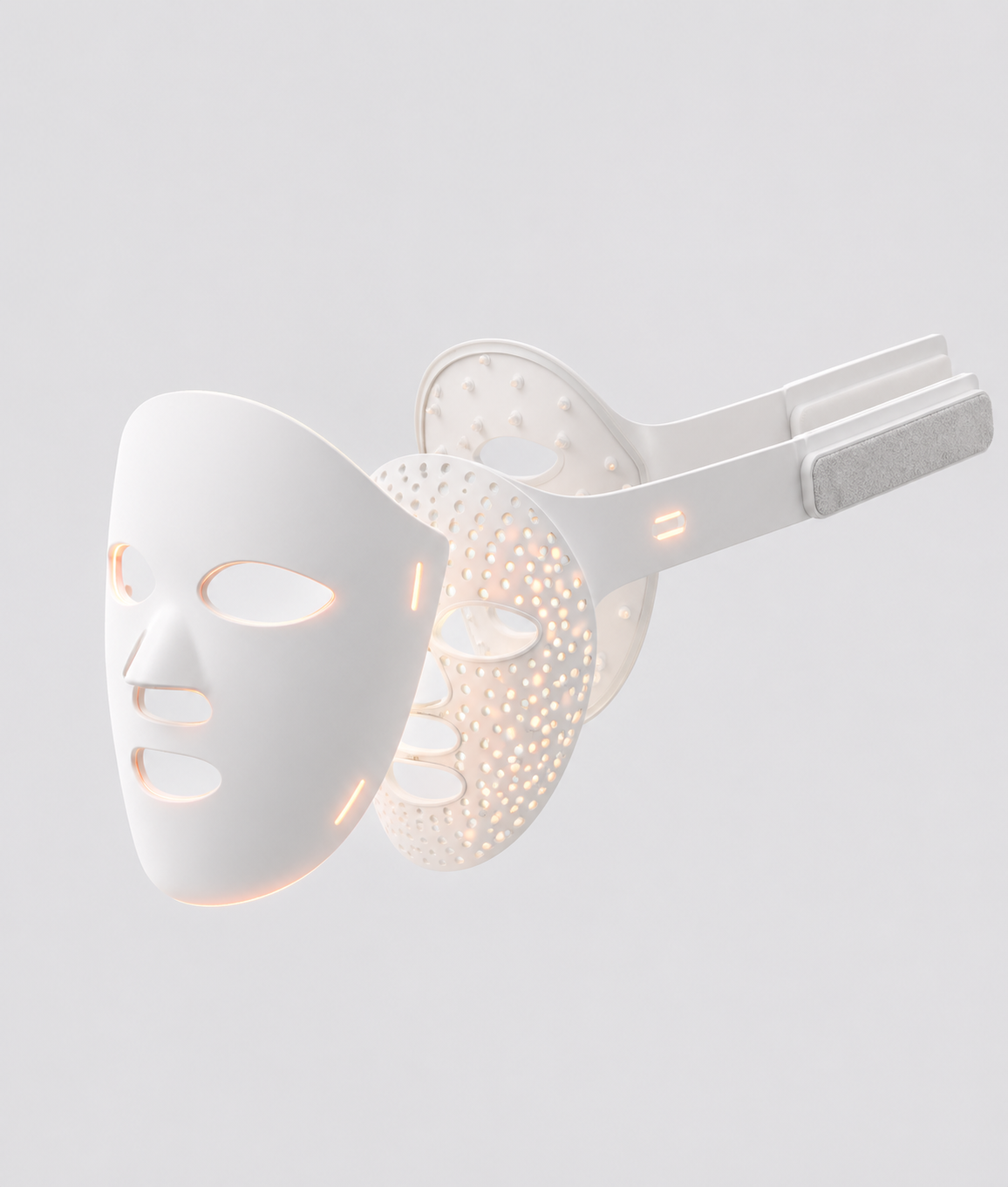 LumiMask – Maschera viso a LED — Design strutturale