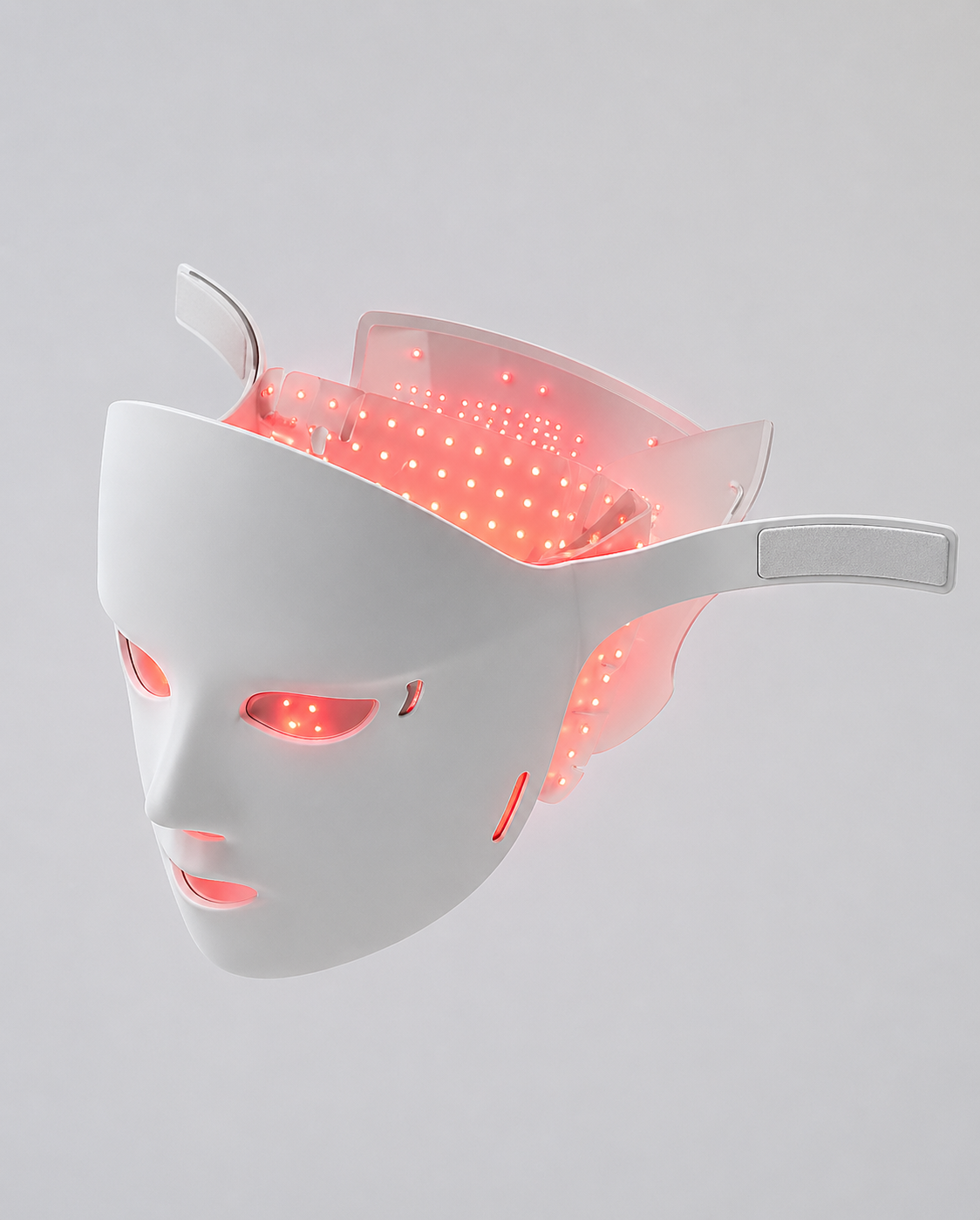 LumiMask – Maschera viso a LED — LED attivi